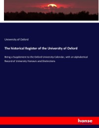 The historical Register of the University of Oxford