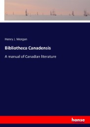 Bibliotheca Canadensis - Cover