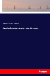 Geschichte Alexanders des Grossen - Cover