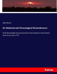 An Historical and Chronological Remembrancer