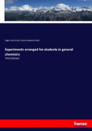 Experiments arranged for students in general chemistry