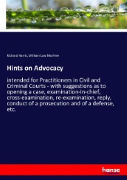 Hints on Advocacy - Cover