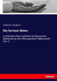 My Sermon Notes - Cover