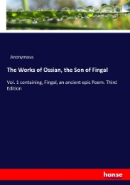 The Works of Ossian, the Son of Fingal - Cover
