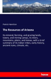 The Resources of Arizona - Cover