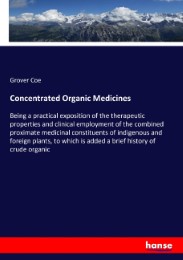 Concentrated Organic Medicines - Cover