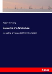 Balaustion's Adventure - Cover