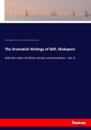 The Dramatick Writings of Will. Shakspere - Cover
