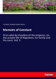 Memoirs of Constant - Cover