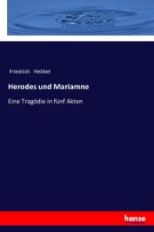 Herodes und Mariamne - Cover