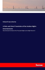 A Plain and Literal Translation of the Arabian Nights Entertainments - Cover