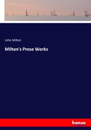 Milton's Prose Works - Cover
