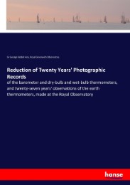 Reduction of Twenty Years' Photographic Records