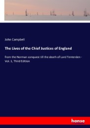The Lives of the Chief Justices of England