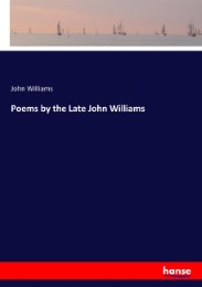 Poems by the Late John Williams - Cover