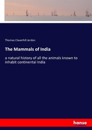 The Mammals of India - Cover