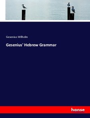 Gesenius' Hebrew Grammar
