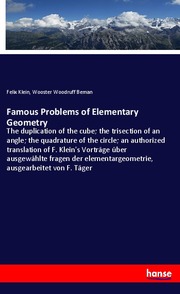 Famous Problems of Elementary Geometry - Cover
