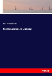 Metamorphoses Libri XV. - Cover