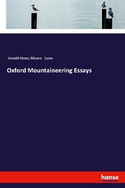 Oxford Mountaineering Essays - Cover