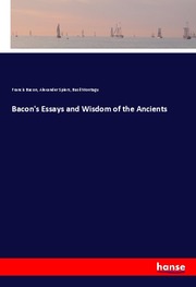 Bacon's Essays and Wisdom of the Ancients - Cover