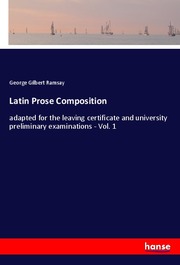 Latin Prose Composition - Cover