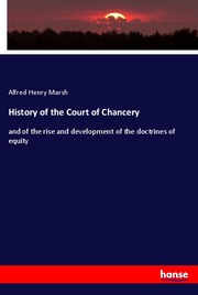 History of the Court of Chancery - Cover