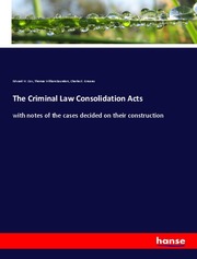 The Criminal Law Consolidation Acts - Cover