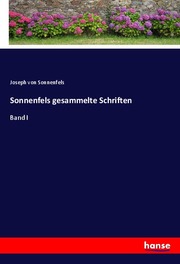 Sonnenfels gesammelte Schriften - Cover