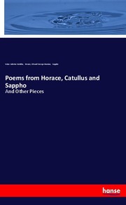 Poems from Horace, Catullus and Sappho - Cover
