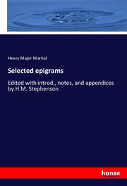 Selected epigrams - Cover