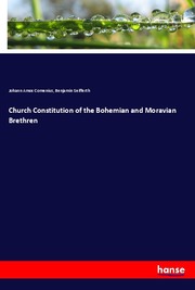 Church Constitution of the Bohemian and Moravian Brethren - Cover