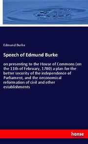 Speech of Edmund Burke