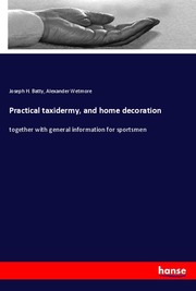 Practical taxidermy, and home decoration - Cover