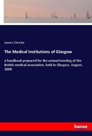The Medical Institutions of Glasgow - Cover