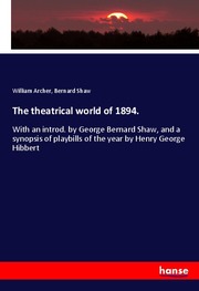 The theatrical world of 1894.