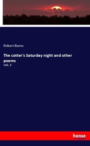 The cotter's Saturday night and other poems - Cover