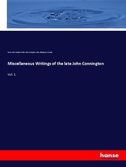 Miscellaneous Writings of the late John Connington
