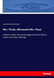 Mrs. Thrale, Afterwards Mrs. Piozzi