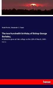The two-hundredth birthday of Bishop George Berkeley,