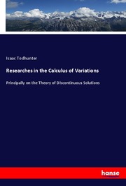 Researches in the Calculus of Variations - Cover