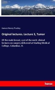 Original lectures. Lecture 3, Tumor