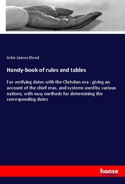 Handy-book of rules and tables - Cover