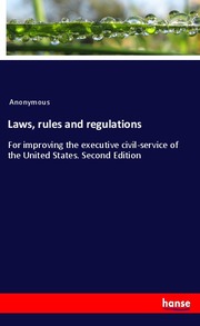 Laws, rules and regulations - Cover
