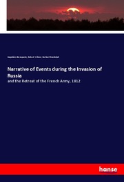 Narrative of Events during the Invasion of Russia - Cover