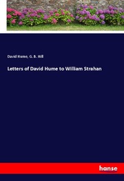 Letters of David Hume to William Strahan - Cover