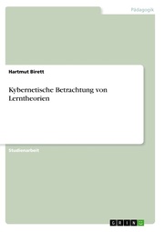 Kybernetische Betrachtung von Lerntheorien - Cover