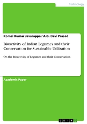 Bioactivity of Indian Legumes and their Conservation for Sustainable Utilization