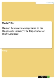 Human Resources Management in the Hospitality Industry. The Importance of Body Language