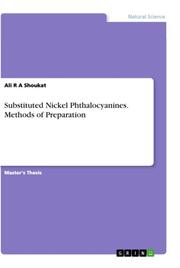 Substituted Nickel Phthalocyanines. Methods of Preparation